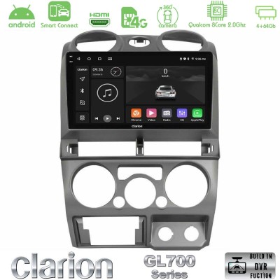 Clarion GL700 Series 8Core Android ClarionOS 4+64GB Isuzu D-Max 2007-2011 Navigation Multimedia Tablet 9" Με Carplay & Android A