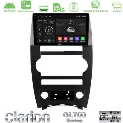 Clarion GL700 Series 8Core Android ClarionOS 4+64GB Jeep Commander 2007-2008 Navigation Multimedia Tablet 9" Με Carplay & Androi