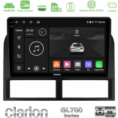 Clarion GL700 Series 8Core Android ClarionOS 4+64GB Jeep Grand Cherokee 1999-2004 Navigation Multimedia Tablet 9" Με Carplay & A