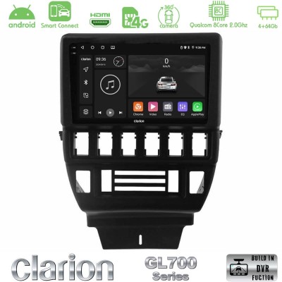Clarion GL700 Series 8Core Android ClarionOS 4+64GB Lada Niva Navigation Multimedia Tablet 9" Με Carplay & Android Auto