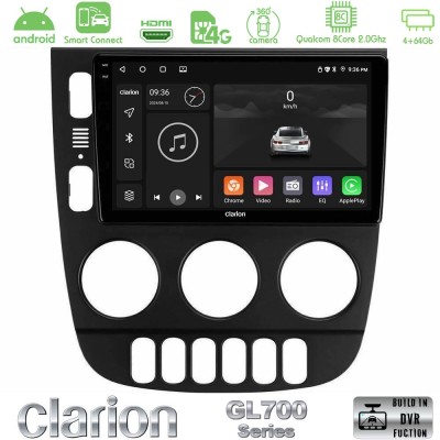 Clarion GL700 Series 8Core Android ClarionOS 4+64GB Mercedes ML Class 1998-2005 Navigation Multimedia Tablet 9" Με Carplay & And