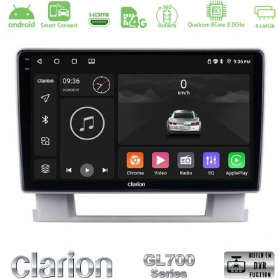 Clarion GL700 Series 8Core Android ClarionOS 4+64GB Opel Astra J 2010-2014 Navigation Multimedia Tablet 9" Με Carplay & Android 