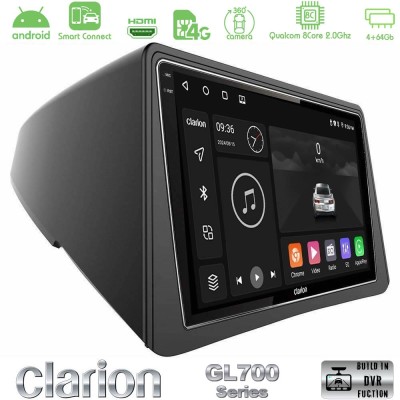 Clarion GL700 Series 8Core Android ClarionOS 4+64GB Opel Mokka Navigation Multimedia Tablet 9" Με Carplay & Android Auto