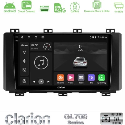 Clarion GL700 Series 8Core Android ClarionOS 4+64GB Seat Ateca 2017-2021 Navigation Multimedia Tablet 9" Με Carplay & Android Au