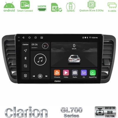 Clarion GL700 Series 8Core Android ClarionOS 4+64GB Subaru Legacy/Outback 2002-2008 Navigation Multimedia Tablet 9" Με Carplay &