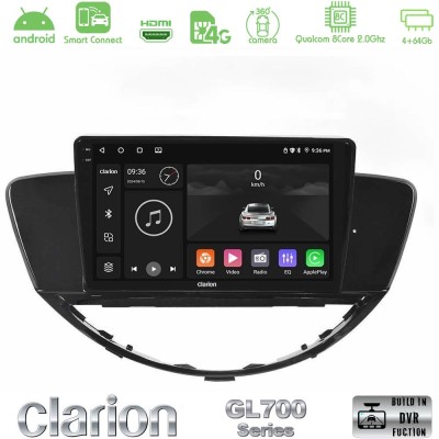 Clarion GL700 Series 8Core Android ClarionOS 4+64GB Subaru Tribeca 2007-2014 Navigation Multimedia Tablet 9" Με Carplay & Androi
