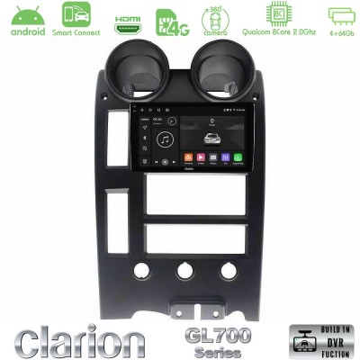 Clarion GL700 Series Hummer H2 2002-2007 8Core Android ClarionOS 4+64GB Navigation Multimedia Tablet 9" Με Carplay & Android Aut