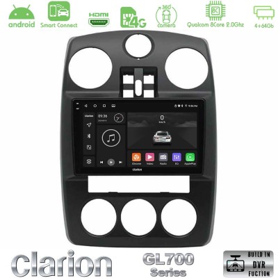 Clarion GL700 Series Chrysler PT-Cruiser 2000-2005 8Core Android ClarionOS 4+64GB Navigation Multimedia Tablet 9" Με Carplay & A