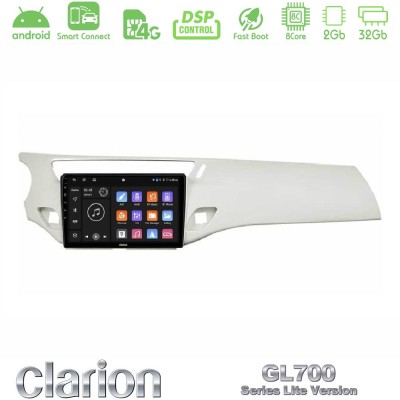 Clarion GL700 Lite Series 8Core Android ClarionOS 2+32GB Citroen C3 2009-2016 Navigation Multimedia Tablet 9" Με Carplay & Andro