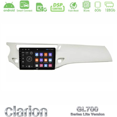 Clarion GL700 Lite Series 8Core Android ClarionOS 6+128GB Citroen C3 2009-2016 Navigation Multimedia Tablet 9" Με Carplay & Andr