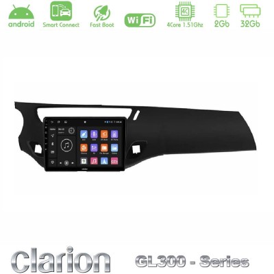 Clarion GL300 Series 4Core Android ClarionOS 2+32GB Citroen C3/DS3 2009-2016 Navigation Multimedia Tablet 9" Με Carplay & Androi