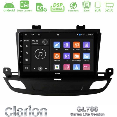 Clarion GL700 Lite Series 8Core Android ClarionOS 2+32GB Opel Insignia 2 2017-2020 Navigation Multimedia Tablet 9" Με Carplay & 