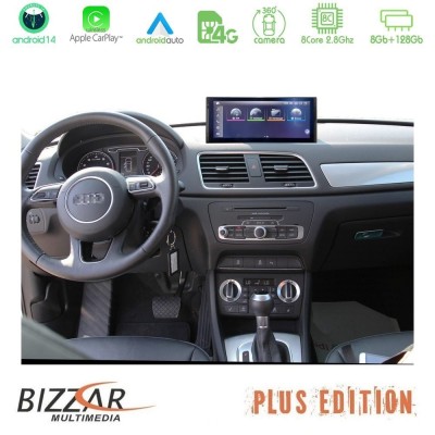 Bizzar Plus Edition Audi Q3 (8U) 2011-2018 Android14 8Core (8+128GB) Navigation Multimedia 10.25" HD Anti-reflection