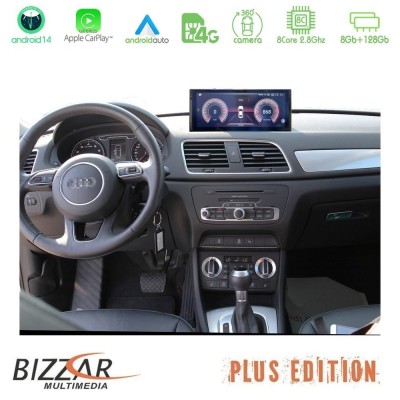 Bizzar Plus Edition Audi Q3 (8U) 2011-2018 Android14 8Core (8+128GB) Navigation Multimedia 10.25" HD Anti-reflection