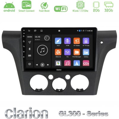 Clarion GL300 Series 4Core Android ClarionOS 2+32GB Mitsubishi Outlander 2002 – 2007 Navigation Multimedia Tablet 10" Με Carplay