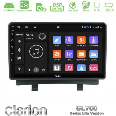 Clarion GL700 Lite Series 8Core Android ClarionOS 6+128GB Opel Zafira Navigation Multimedia Tablet 9" Με Carplay & Android Auto