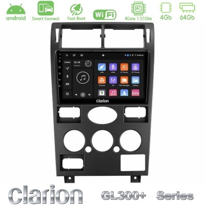 Clarion GL300+ Series 4Core Android ClarionOS 4+64GB Ford Mondeo 2001-2004 Navigation Multimedia Tablet 9"