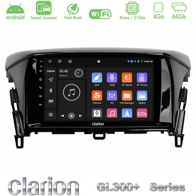 Clarion GL300+ Series 4Core Android ClarionOS 4+64GB Mitsubishi Eclipse Cross Navigation Multimedia Tablet 9"