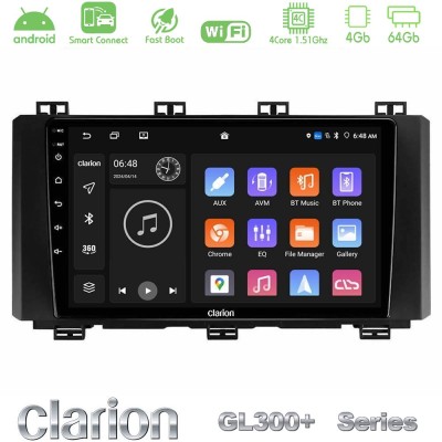 Clarion GL300+ Series 4Core Android ClarionOS 4+64GB Seat Ateca 2017-2021 Navigation Multimedia Tablet 9"