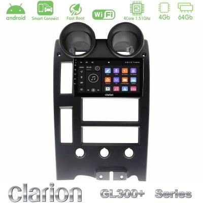 Clarion GL300+ Series 4Core Android ClarionOS 4+64GB Hummer H2 2002-2007 Navigation Multimedia Tablet 9"