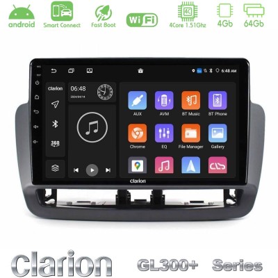 Clarion GL300+ Series 4Core Android ClarionOS 4+64GB Seat Ibiza 2012-2015 Navigation Multimedia Tablet 9"