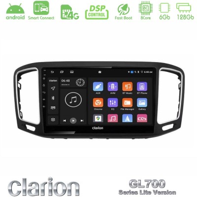 Clarion GL700 Lite Series 8Core Android ClarionOS 6+128GB VW Sharan 2010-2015 Navigation Multimedia Tablet 9" Με Carplay & Andro