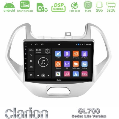 Clarion GL700 Lite Series 8Core Android ClarionOS 2+32GB Ford KA 2016-2020 Navigation Multimedia Tablet 9" Με Carplay & Android 