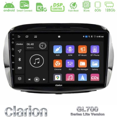 Clarion GL700 Lite Series 8Core Android ClarionOS 6+128GB Honda FR-V 2004-2009 Navigation Multimedia Tablet 10" Με Carplay & And