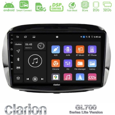 Clarion GL700 Lite Series 8Core Android ClarionOS 2+32GB Honda FR-V 2004-2009 Navigation Multimedia Tablet 10" Με Carplay & Andr