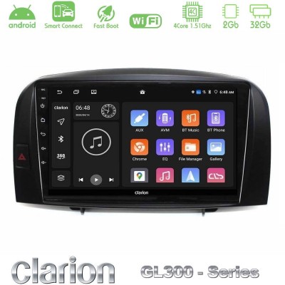 Clarion GL300 Series 4Core Android ClarionOS 2+32GB Hyundai Sonata 2005-2009 Navigation Multimedia Tablet 10" Με Carplay & Andro