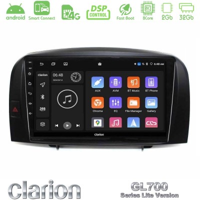 Clarion GL700 Lite Series 8Core Android ClarionOS 2+32GB Hyundai Sonata 2005-2009 Navigation Multimedia Tablet 10" Με Carplay & 