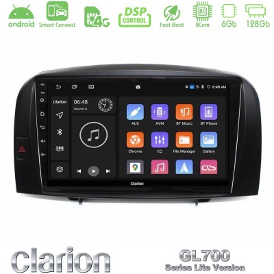 Clarion GL700 Lite Series 8Core Android ClarionOS 6+128GB Hyundai Sonata 2005-2009 Navigation Multimedia Tablet 10" Με Carplay &