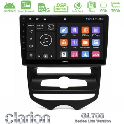 Clarion GL700 Lite Series 8Core Android ClarionOS 2+32GB Hyundai ix20 2010-2020 (MANUAL A/C) Navigation Multimedia Tablet 10" Με