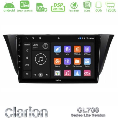 Clarion GL700 Lite Series 8Core Android ClarionOS 6+128GB Iveco Daily 2014-2025 Navigation Multimedia Tablet 9" Με Carplay & And