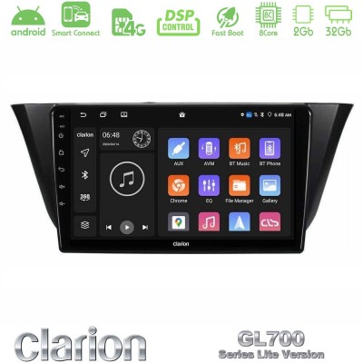 Clarion GL700 Lite Series 8Core Android ClarionOS 2+32GB Iveco Daily 2014-2025 Navigation Multimedia Tablet 9" Με Carplay & Andr