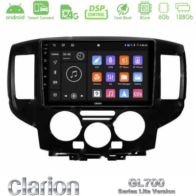 Clarion GL700 Lite Series 8Core Android ClarionOS 6+128GB Nissan NV200 2009 – 2019 Navigation Multimedia Tablet 9" Με Carplay & 