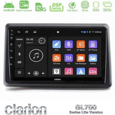 Clarion GL700 Lite Series 8Core Android ClarionOS 2+32GB Renault Express 2020-2025 Navigation Multimedia Tablet 9" Με Carplay & 