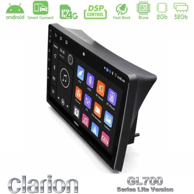 Clarion GL700 Lite Series 8Core Android ClarionOS 2+32GB Opel Vivaro/Renault Trafic/Nissan Primastar Navigation Multimedia Table
