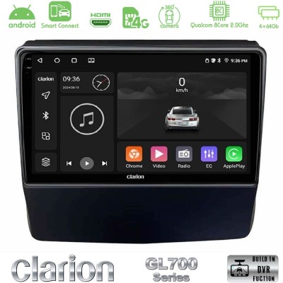 Clarion GL700 Series 8Core Android ClarionOS 4+64GB Subaru Forester/Impreza 2018-2021 Navigation Multimedia Tablet 9" Με Carplay