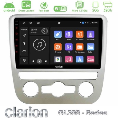 Clarion GL300 Series 4Core Android ClarionOS 2+32GB VW Scirocco 2008 – 2014 Navigation Multimedia Tablet 9" Με Carplay & Android
