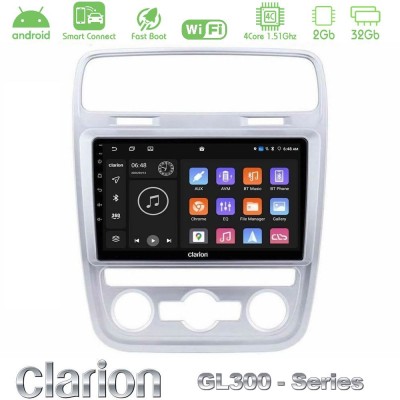 Clarion GL300 Series 4Core Android ClarionOS 2+32GB VW Scirocco 2014 – 2017 Navigation Multimedia Tablet 9" Με Carplay & Android