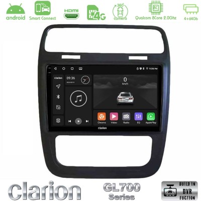 Clarion GL700 Series 8Core Android ClarionOS 4+64GB VW Scirocco 2014 – 2017 Navigation Multimedia Tablet 9" Με Carplay & Android