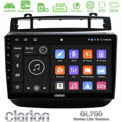 Clarion GL700 Lite Series 8Core Android ClarionOS 2+32GB VW Touareg 2011-2018 Navigation Multimedia Tablet 9" Με Carplay & Andro