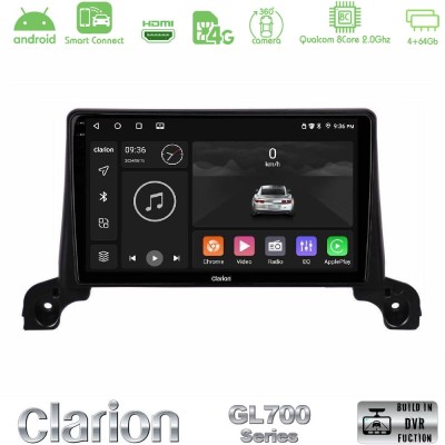 Clarion GL700 Series 8Core Android ClarionOS 4+64GB Peugeot 3008/5008 2017-2023 Navigation Multimedia Tablet 9" Με Carplay & And