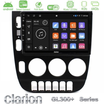 Clarion GL300+ Series 4Core Android ClarionOS 4+64GB Mercedes ML Class (W163) 1998-2005 Navigation Multimedia Tablet 9"