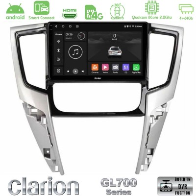 Clarion GL700 Series 8Core Android ClarionOS 4+64GB Mitsubishi L200 2019-2023 Navigation Multimedia Tablet 9" Με Carplay & Andro