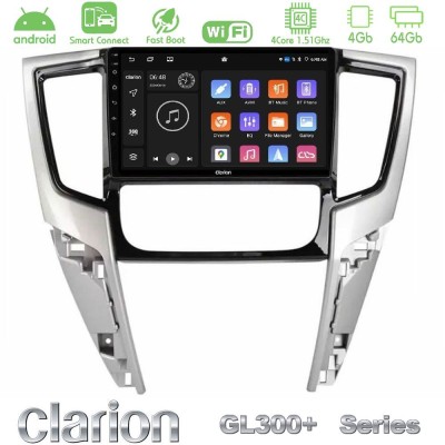 Clarion GL300+ Series 4Core Android ClarionOS 4+64GB Mitsubishi L200 2019-2023 Navigation Multimedia Tablet 9"