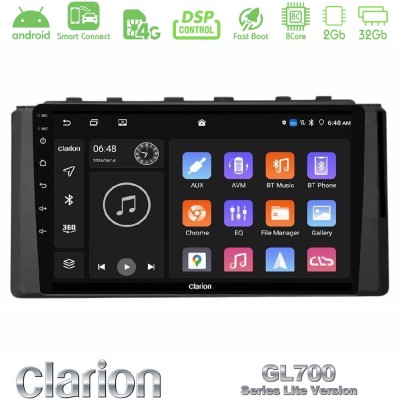 Clarion GL700 Lite Series 8Core Android ClarionOS 2+32GB Subaru BRZ / Toyota GR86 2022- Navigation Multimedia Tablet 9" Με Carpl