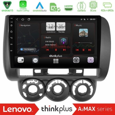 Bizzar G+ Series Honda Jazz (Fit) 2002-2008 (RHD) Manual A/C 8core Android14 6+128GB Navigation Multimedia Tablet 9"