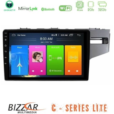 Bizzar G+ Series Honda Jazz 2013-2020 RHD 8core Android14 6+128GB Navigation Multimedia Tablet 9" Bizzar G+ Series Honda Jazz 2013-2020 RHD 8core Android14 6+128GB Navigation Multimedia Tablet 9"